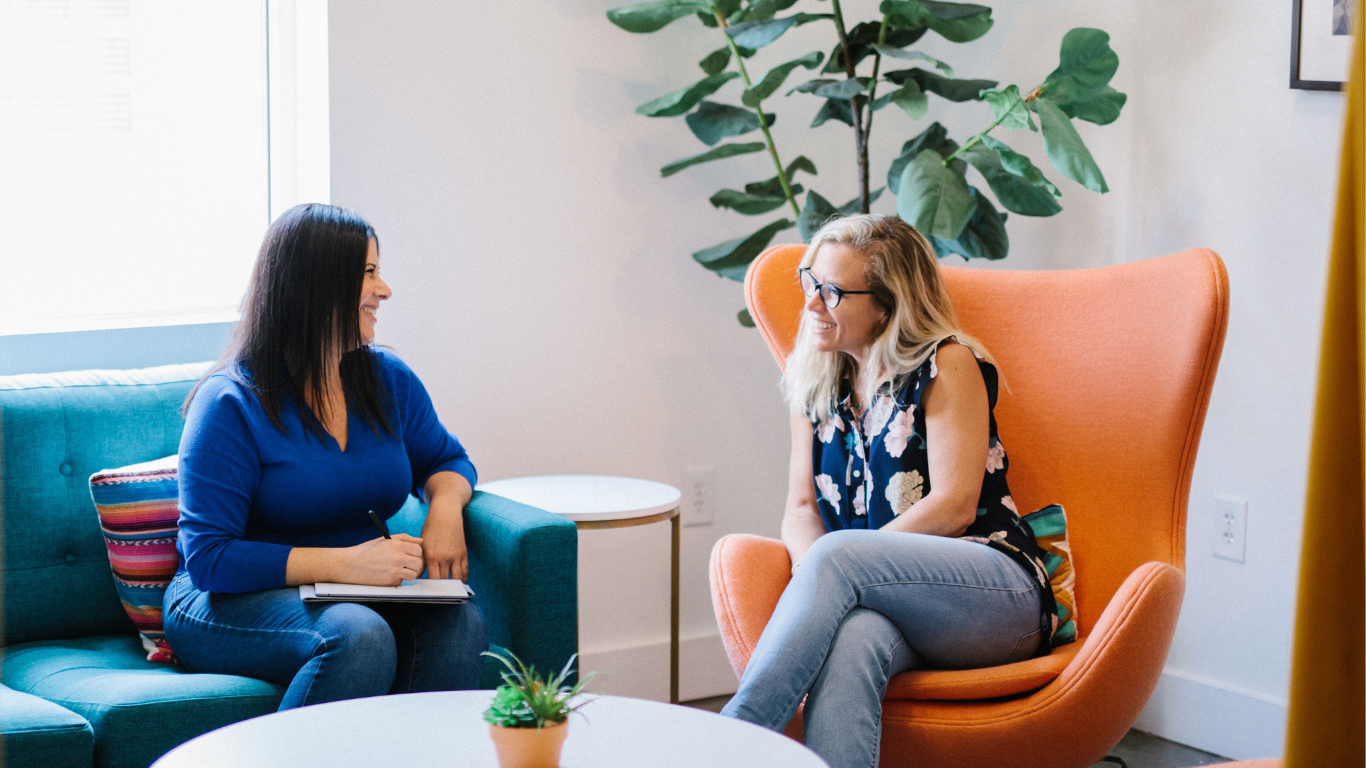 One on one coaching with Nicole Comis Coaching ICF Professional Certified Coach Thrive Co-working office